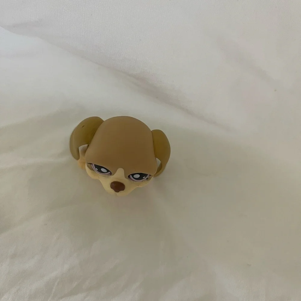 LPS Littlest Pet Shop #1465 Beige Tan Basset Dog